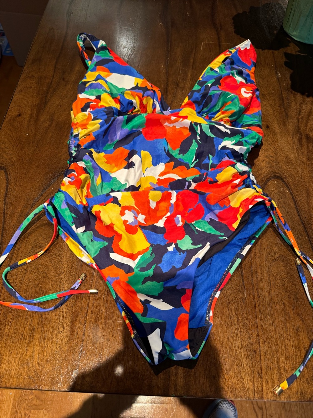 Women’s One-Piece Swimsuit in Multicolor Floral